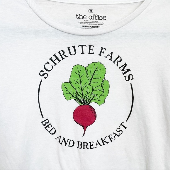 The Office Schrute Farms Bed and Breakfast Crewneck Tee - Picture 3 of 3